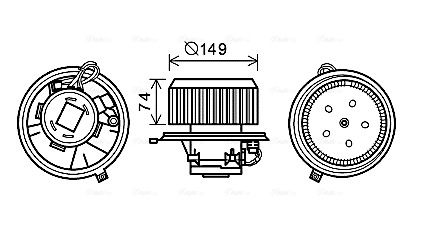 AVA QUALITY COOLING Salona ventilators AL8138